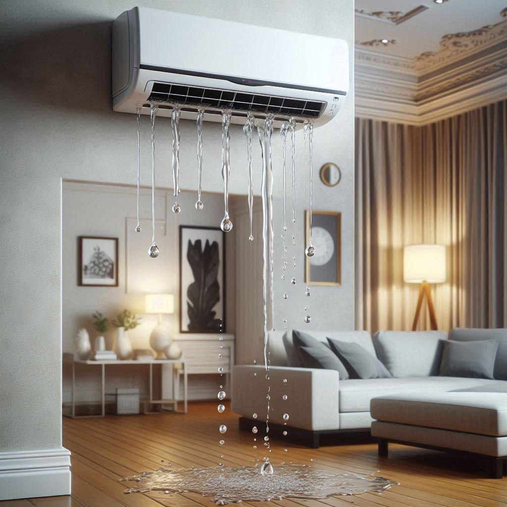 Aire acondicionado gotea agua